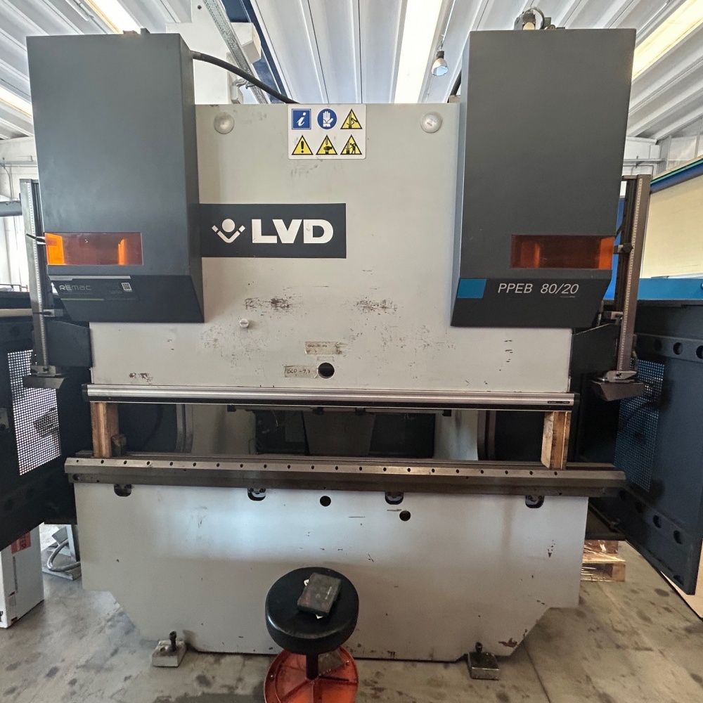 USED PRESS BRAKE LVD PPEB 80-20, year 2002