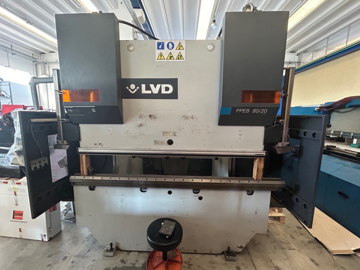 USED PRESS BRAKE LVD PPEB 80-20, year 2002